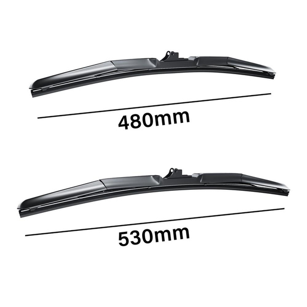 Auto ruitenwissers op de voorruit voor Honda Prelude Coupé (02.1992-12.2000) - hybride bladen