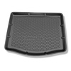Kofferbakmat op maat voor: Ford Focus III Hatchback (03.2011-08.2018) - met tijdelijk reservewiel of reparatieset