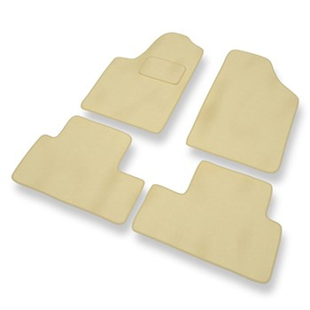 Velours automatten voor Peugeot Partner I Bestelwagen (1997-2010) - beige