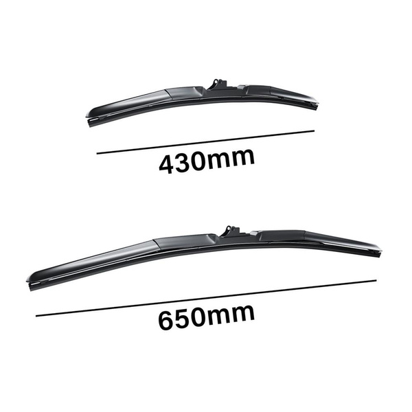 Auto ruitenwissers op de voorruit voor Infiniti G Coupé, Cabriolet, Sedan (2008-2013) - hybride bladen