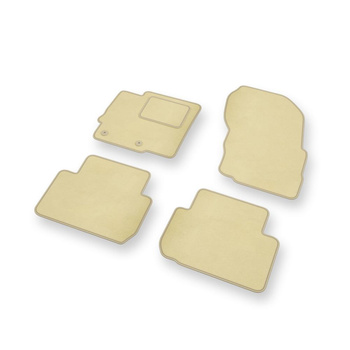 Velours automatten voor Mitsubishi Eclipse Cross SUV (2018-....) - beige