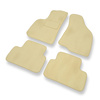 Velours automatten voor Daewoo Lanos Hatchback, Sedan (1997-2008) - beige