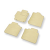Velours automatten voor Toyota Camry VII Sedan (2011-2017) - beige