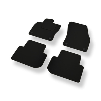 Vilten automatten voor Volkswagen Tiguan II SUV (2015-2024) - zwart