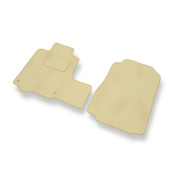 Velours automatten voor Honda CR-V III SUV (2007-2012) - beige