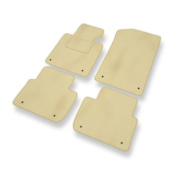 Velours automatten voor BMW 3 M3 III E46 Compact, Coupé, Cabriolet, Limousine, Touring (2001-2006) - beige