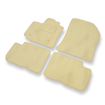 Velours automatten voor Dacia Dokker Bestelwagen (2012-2021) - beige