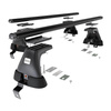 Basisrek voor het autodak voor Volvo S40 Sedan (2004-2012) - zwart Imperiaal - zonder bevestigingsmateriaal - Aluminium