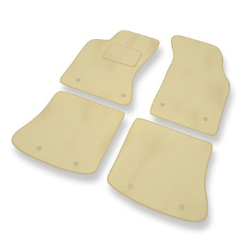 Velours automatten voor Audi A4 I B5 Avant, Limousine (1994-2001) - beige