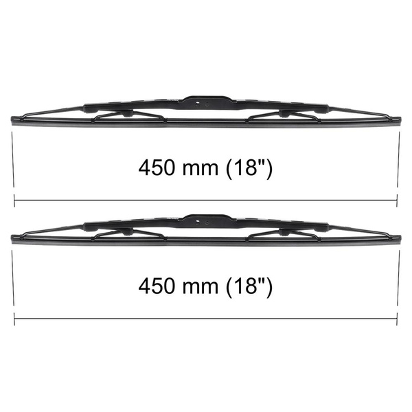 Auto ruitenwissers op de voorruit voor Opel Astra F Caravan, Coupé, Hatchback, Cabriolet, Sedan (09.1991-08.1998) - standaard bladen