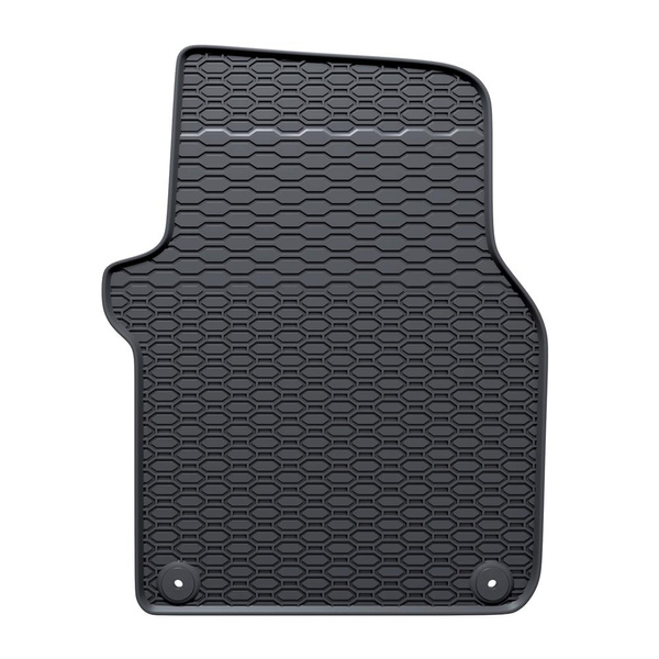 Rubberen matten voor de Volkswagen Crafter II Bestelwagen (2017-....) - zwart - 2 stuks