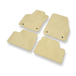 Velours automatten voor Opel Astra H Caravan, Hatchback, Cabriolet, Sedan (2004-2012) - beige