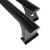 Basisrek voor het autodak voor Citroen C4 Picasso mk I MPV (2007-2013) - zwart Imperiaal - bevestigingspunten - Aluminium