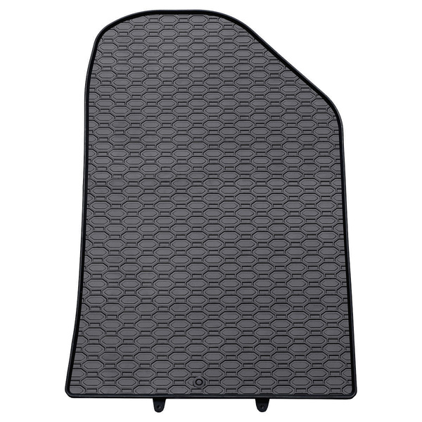 Rubberen matten voor de Kia Picanto II Hatchback (2011-2016) - zwart - 4 stuks