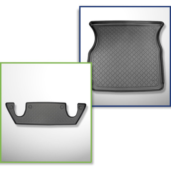 Set kofferbakmat en automatten TPE op maat gemaakt voor: Tesla Model X SUV (10.2