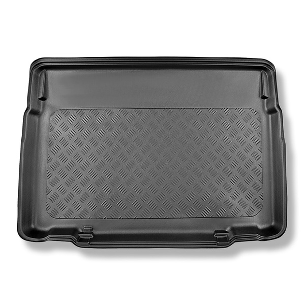 Kofferbakmat op maat voor: Citroen C3 Aircross II SUV (11.2017-2024) - onderste bagageruimte; schuifvloer in laagste stand of zonder schuifvloer; neerklapbare achterstoelen en verschuifbaar