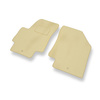Velours automatten voor Hyundai Accent III Sedan (2006-2011) - beige