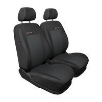 Op maat gemaakte hoezen voor Peugeot Partner II Bestelwagen (2008-2019) twee aparte stoelen - pasvorm autostoelhoezen - autostoelbeschermer set - E3