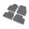 Velours automatten voor Opel Astra H Caravan, Hatchback, Cabriolet, Sedan (2004-2012) - grijs