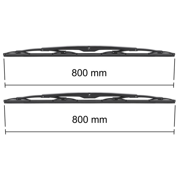 Auto ruitenwissers op de voorruit voor Solaris Urbino III Bus (2004-2018) - standaard bladen