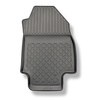 Set kofferbakmat en automatten TPE op maat gemaakt voor: Toyota RAV4 V SUV (01.2019-....) - 5 zitplaatsen; bovenste bagageruimte; met / zonder subwoofer; ook voor de hybride; met automatische versnellingsbak