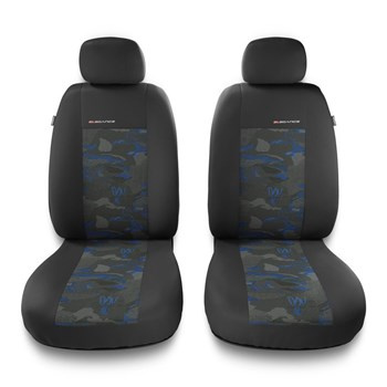 Een set universele autohoezen voor Peugeot 3008 I, II (2009-2019) - 2UNE-BL