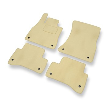 Velours automatten voor Mercedes-Benz S Klas W222 (lange versie) (2013-2019) - beige