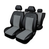 Op maat gemaakte hoezen voor Seat Cordoba II Sedan (2002-2009) kuipstoelen - pasvorm autostoelhoezen - autostoelbeschermer set - grijs