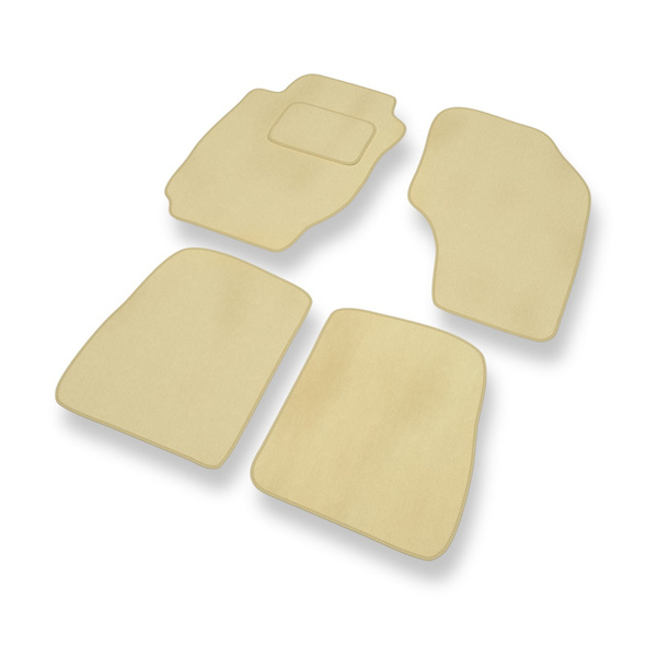 Velours automatten voor Toyota RAV4 I SUV (1994-2000) - beige