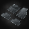 Rubberen matten voor de Seat Leon III Hatchback, Sportstourer (2012-2020) - zwart - 4 stuks