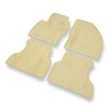 Velours automatten voor Ford Focus II Hatchback, Stationwagen, Sedan (2005-2010) - beige