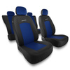 Een set universele autohoezen voor Fiat Doblo I, II, III, IV (2000-2019) - S-BL