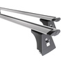 Basisrek voor het autodak voor Opel Astra J mk IV Hatchback (2009-2015) - zilver Imperiaal - bevestigingspunten - Aluminium