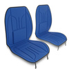 Geprofileerde beschermmat voor autostoelen Mercedes-Benz CL Klas W140 W215 W216 - blauw