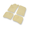 Velours automatten voor Toyota Corolla VIII Hatchback, Stationwagen, Liftback, Sedan (1997-2002) - beige