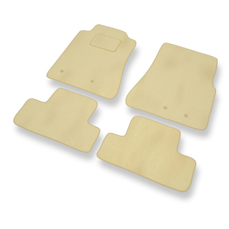 Velours automatten voor Ford Mustang V (2005-2014) - beige