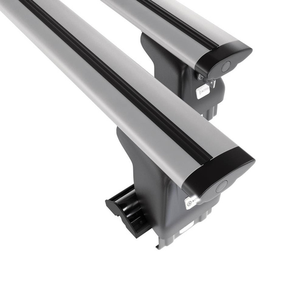 Basisrek voor het autodak voor Toyota Yaris mk I Hatchback (2004-2005) - zilver Imperiaal - zonder bevestigingsmateriaal - Aluminium