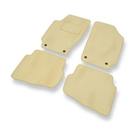 Velours automatten voor Skoda Fabia I (1999-2007) - beige