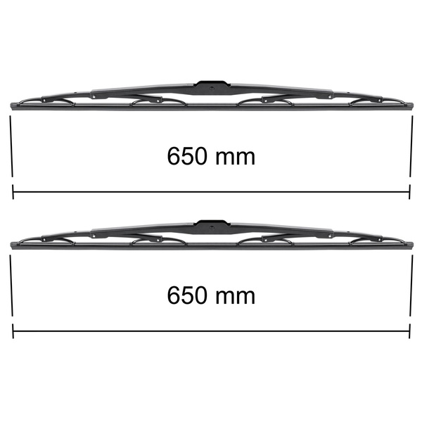 Auto ruitenwissers op de voorruit voor Iveco Trakker Vrachtwagen (2002-2019) - standaard bladen