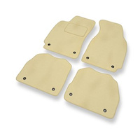 Velours automatten voor Skoda Superb I (2001-2008) - beige