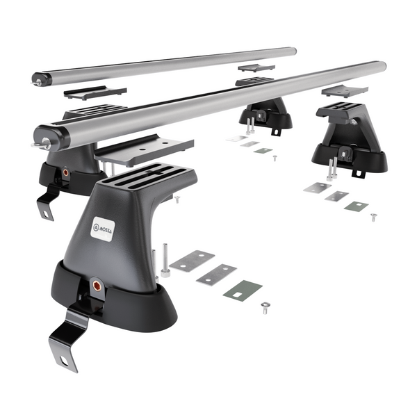 Basisrek voor het autodak voor Skoda Octavia mk III Liftback (2013-2019) - zilver Imperiaal - zonder bevestigingsmateriaal - Aluminium