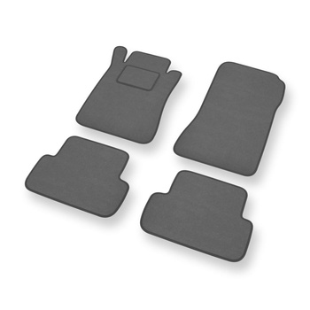 Velours automatten voor Mercedes-Benz CLK II W209 Coupé, Cabriolet (2002-2009) -