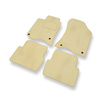 Velours automatten voor Renault Laguna II Estate, Hatchback (2000-2007) - beige