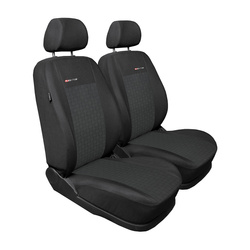 Op maat gemaakte hoezen voor Volkswagen Caddy III Cargo (2004-2015) alleen de voorstoelen - pasvorm autostoelhoezen - autostoelbeschermer set - E1