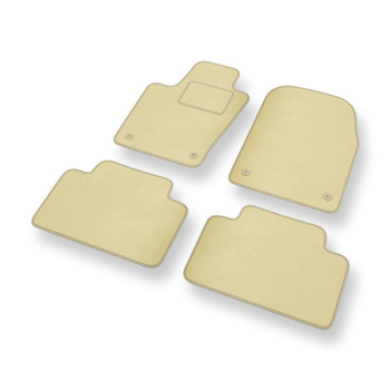 Velours automatten voor Jeep Grand Cherokee IV SUV (2010-2021) - beige