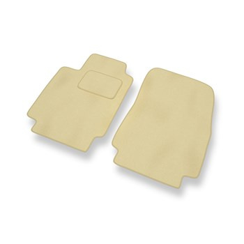 Velours automatten voor Renault Modus I MPV (2004-2012) - beige