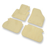 Velours automatten voor Volkswagen Touran I, II MPV (2003-2015) - beige