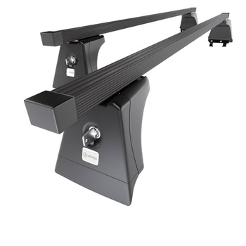 Basisrek voor het autodak voor Opel Corsa D Hatchback (2007-2014) - zwart Imperi