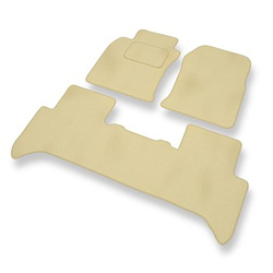 Velours automatten voor Toyota Land Cruiser J120 SUV (2002-2009) - beige