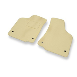 Velours automatten voor Volkswagen Caddy II Cargo (1996-2004) - beige